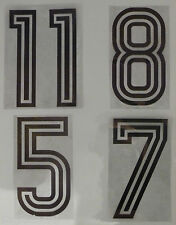 Flock Nummer number número home Trikot jersey shirt Deutschland Germany 1980-82