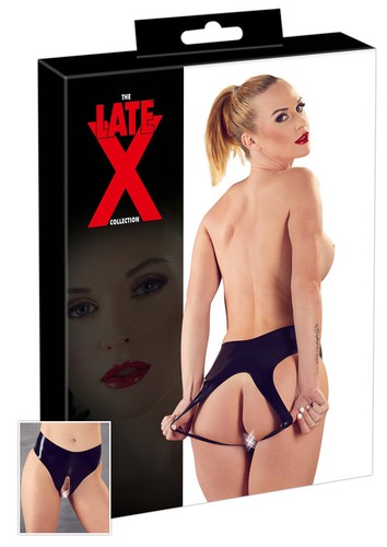 Latex slip schwarz - latex,