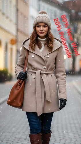 Women wool cashmere coat - women,