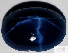 Sternsaphir blau 0,6 ct aus