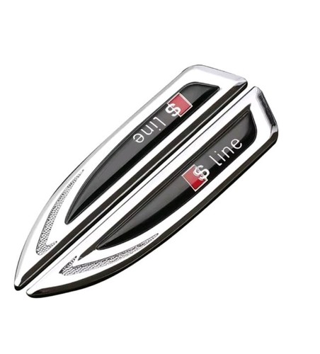 Line emblem silber - 2x, s-line
