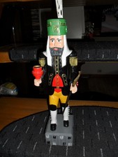 alter geschnitzter Bergmann org. ERZGEBIRGE 37 cm groß