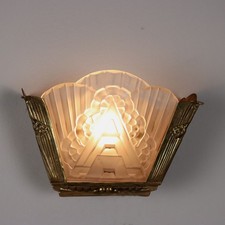 Vintage Wandlampe Art Deco