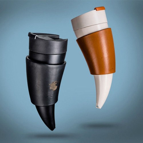 Edelstahl 230ml ziegenhorn - edelstahl,