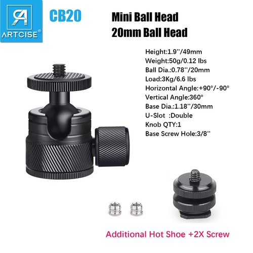 Mini ball head tripod - head,