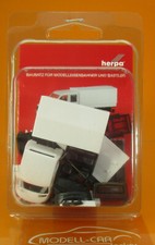 Herpa 013499 Minikit MB Sprinter 2018 Doka Pritsche Plane weiß 1:87 NEU Modell