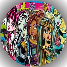 Tortenaufleger Geburtstag Party Tortenbild Fondant - Oblate Monster High P4