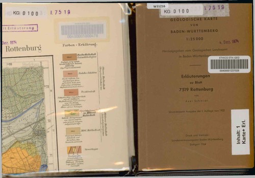 Geologische karte von - geologische,