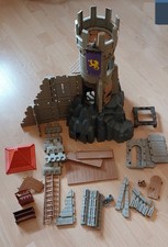 Playmobil Felsenturm  Turm 3665 und Zubehör für Ritterburg