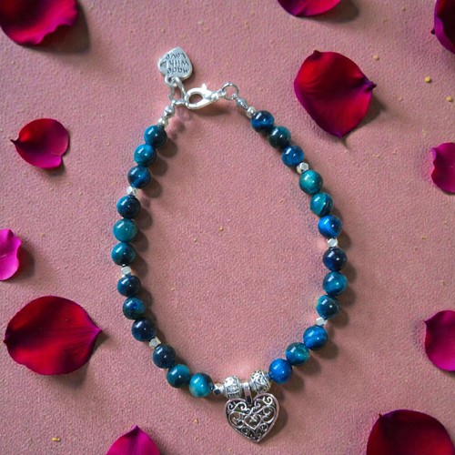 Handmade armband mit herz - mit,