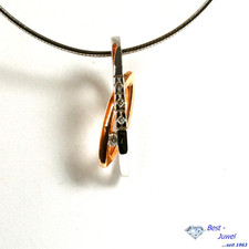 Anhänger 585 Weissgold