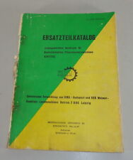 Teilekatalog Anhängemaschine Hochdruck 1000 / 2000 KERTITOX Pflanzenschutz 1980