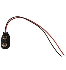 1 x 9 Volt Batterieclip Block Batterie Clip Anschluss Kabel für 9V Stecker.
