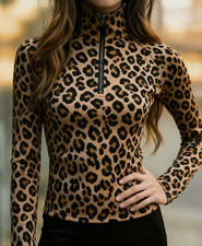 Damen leoparden pullover - damen,