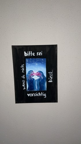 Acrylbild abstrakte kunst - acrylbild,