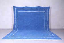 Marokkanischer Teppich Blau