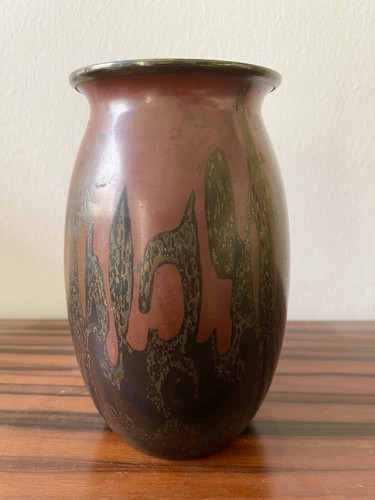 Wmf ikora metall vase 30er - metall,