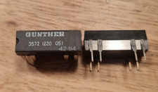 2 Stück Günther 3572 1220 051 REED RELAIS 5V 0,5A