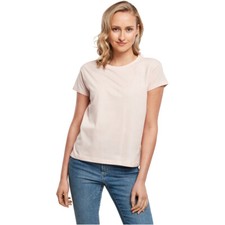 Build your Brand Ladies Box Tee Damen T-Shirt Jersey Baumwolle bedruckbar Neu