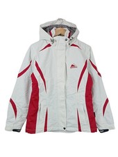 COX SWAIN Winterjacke Damen Jacke Gr. DE 36 weiß-rot sportlicher Stil