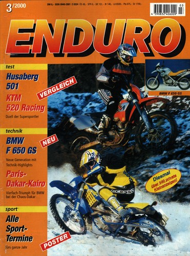 Zeitschrift enduro 2000 - enduro,