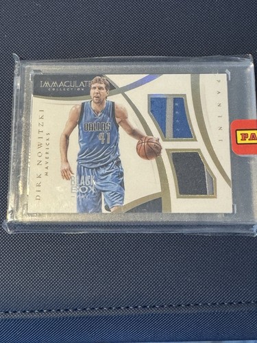 2014 panini immaculate - immaculate, dirk