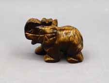 Elefant aus TIGERAUGE ca. 52 x