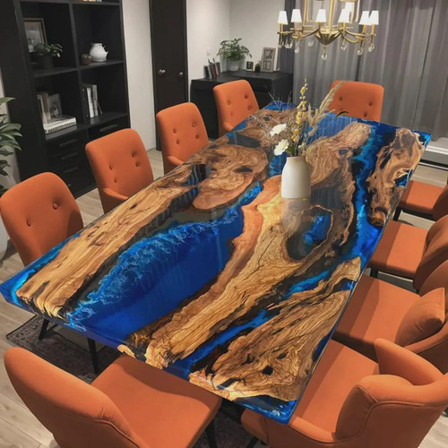 Nussbaum ozeanblau epoxid - ozeanblau,