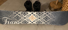 Snowboard Set Damen, 38, Trans