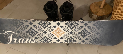 Snowboard set damen - damen,, trans