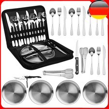 Campingbesteck set für - campingbesteck, 4
