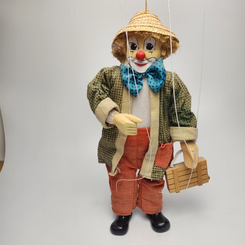 Clown marionette vintage - clown, cm