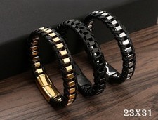 Echtleder armband - echtleder,