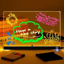 LED Leuchttafel Notizboard