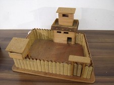 Wester Fort aus Holz  42X44cm