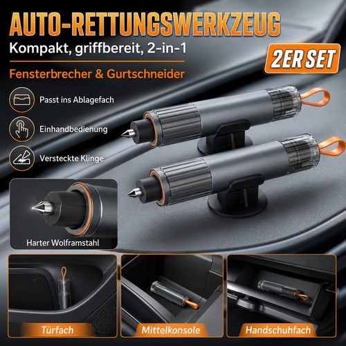 Notfallhammer auto 2er set - notfallhammer,