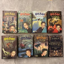 Harry Potter Band 1 - 7 + Phantastische Tierwesen Drehbuch Bücher gebunden