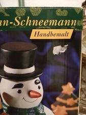 Porzellan  FIGUR Schneemann