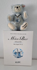 Steiff Holland Mühlen Bär 660269 K/F Porzellan-Plakette Musikwerk OVP limitiert