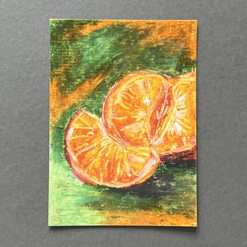 Original aceo öl pastell - aceo,