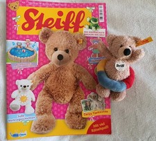 STEIFF-Magazin Nr. 4 * mit Mini Teddybär Fynn + Schwimmring * ca. 12 cm * beige