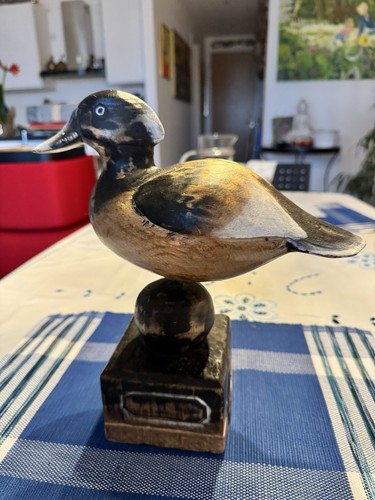 Vintage holz ente auf - vintage, holz-ente
