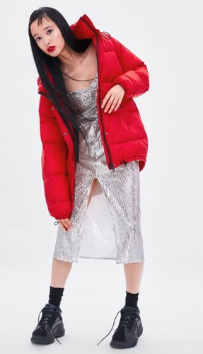 Zara wind kapuze stepp - zara,