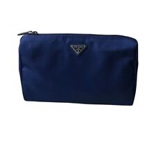 PRADA Kosmetiktasche ReNylon in Blau *UNISEX* Neu Großes Format