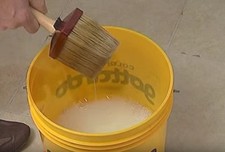 1l isoacril grundierung für stucco veneziano, hochglanz marmorino, spatula, ect.