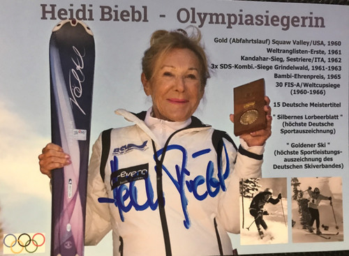 Autogramm heidi biebl - autogramm,