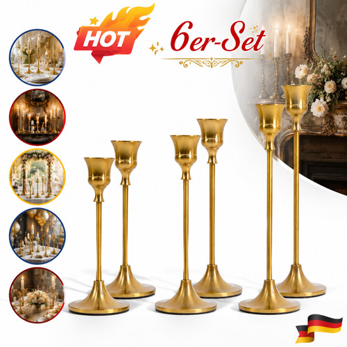 Kerzenhalter set antikes - kerzenhalter,