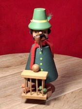 Alter DDR Räuchermann expertic Vogelhändler H 17cm Nachlass 