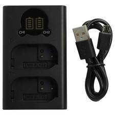 Dual USB Akku Ladegerät für