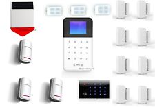 MEGASET Funk Alarmanlage + GSM + Sirene + WIFI + APP ,Touchpad, Alexa,Sicherheit